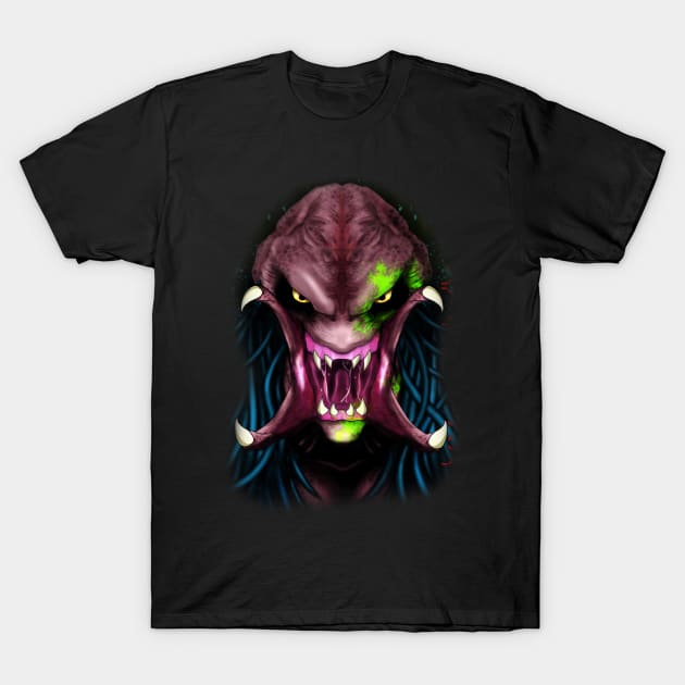 YOUR THE PREY - Big Mouth T-Shirt by nicitadesigns